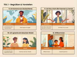 100 Wolof-Deutsch-Sätze für den Alltag – E-Book + Audio